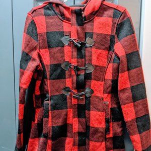 Juniors Madden Girl Flannel Coat